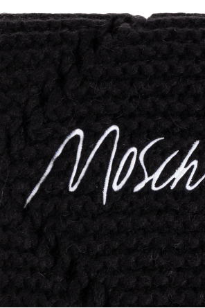 Moschino Scarf with embroidered logo