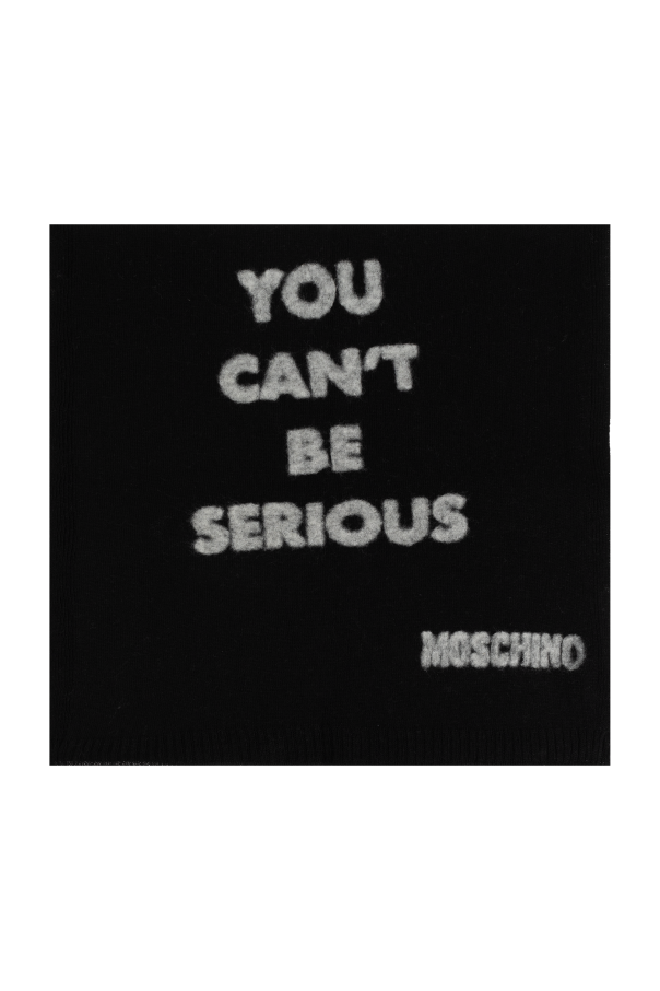 Moschino Szal z logo