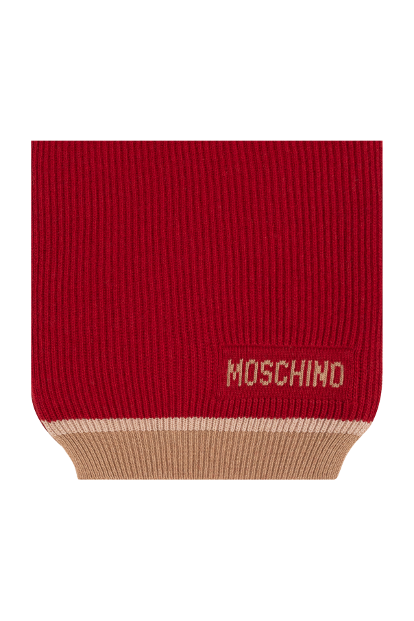 Moschino Szal z logo