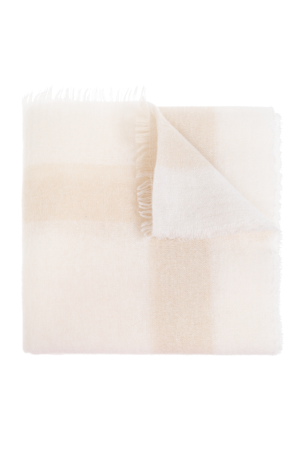 Cashmere scarf with logo, zdjęcie 1 Cashmere scarf with logo od Moschino