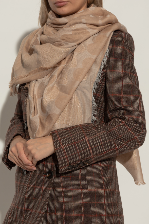 Moschino Scarf with lurex thread