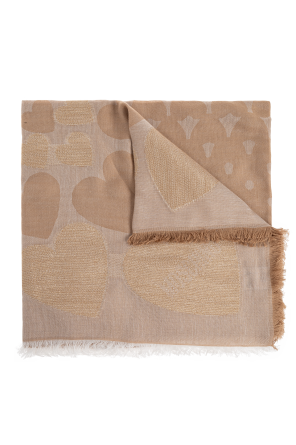 Scarf with lurex thread