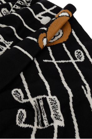 Moschino Scarf with a characteristic teddy bear motif