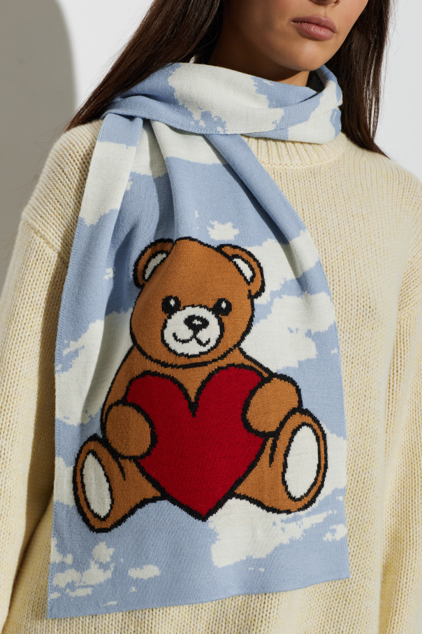Moschino Šál s charakteristickým motívom medvedíka