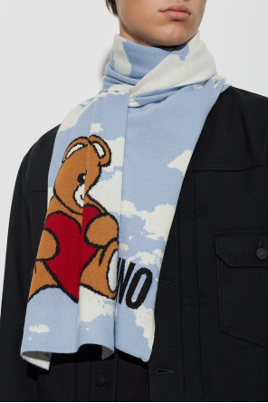 Moschino Šál s charakteristickým motívom medvedíka