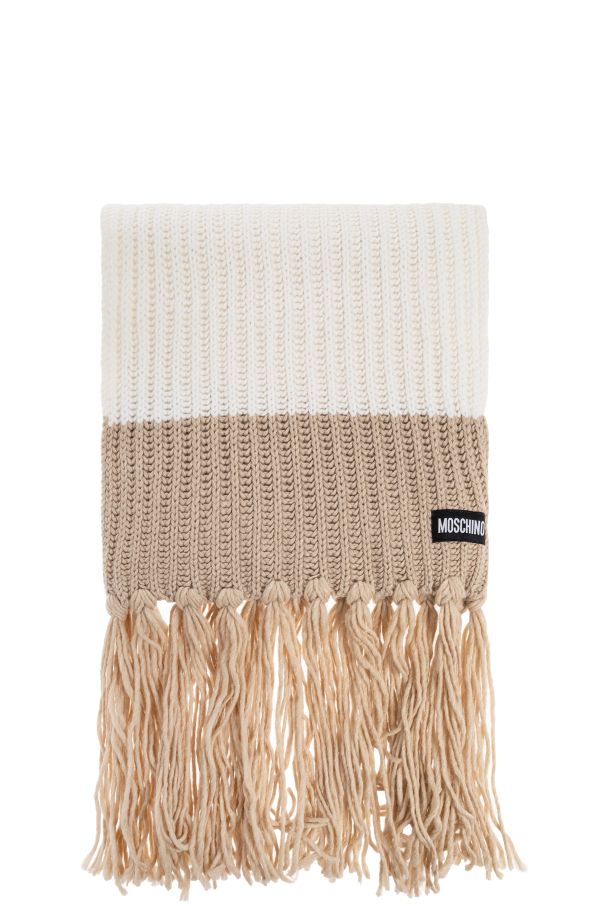 Scarf with logo od Moschino