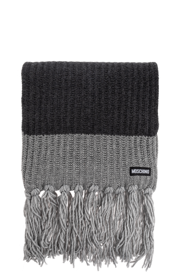 Scarf with logo od Moschino