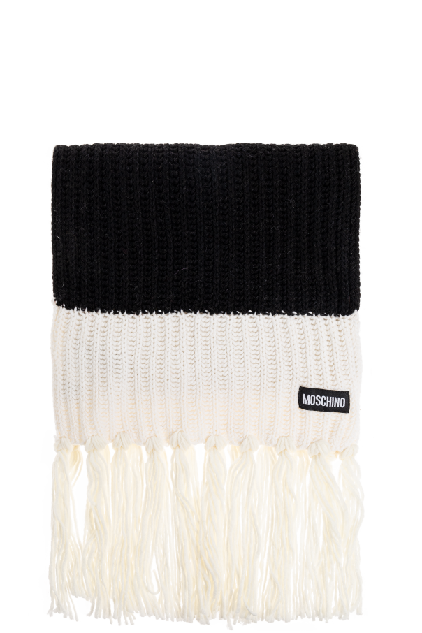 Scarf with logo od Moschino