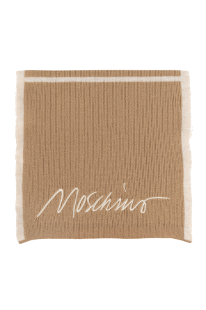 Bufanda de lana con logo