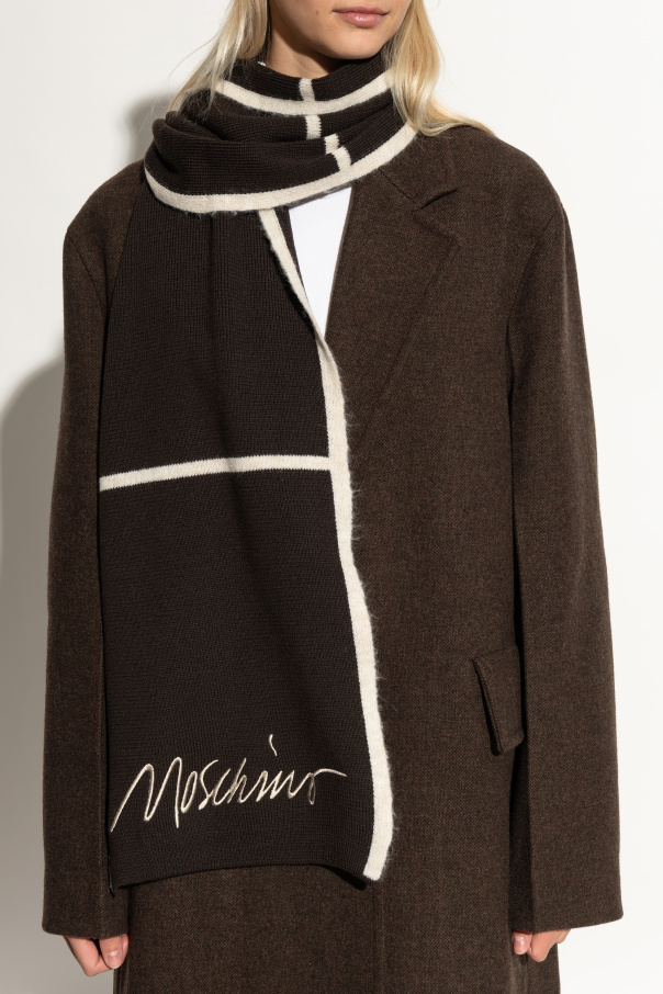 Moschino Bufanda con logo