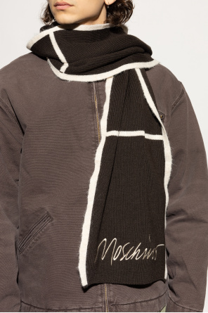 Moschino Bufanda con logo