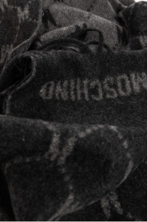 Moschino Cachecol de caxemira com monograma