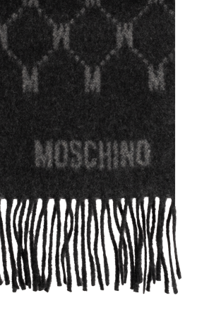 Moschino Cachecol de caxemira com monograma