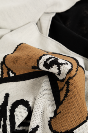 Moschino Scarf with a distinctive teddy bear motif