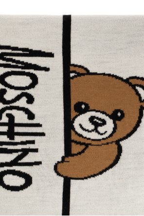 Moschino Scarf with a distinctive teddy bear motif