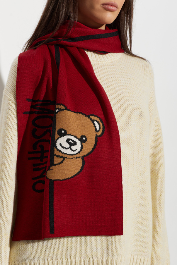 Moschino Šál s charakteristickým motívom medvedíka