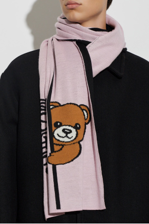 Moschino Scarf with a distinctive teddy bear motif