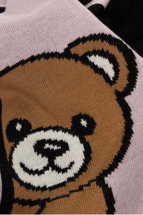 Moschino Scarf with a distinctive teddy bear motif