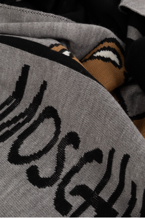 Moschino Scarf with a characteristic teddy bear motif