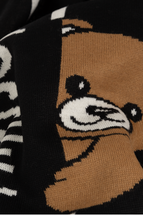 Moschino Scarf with a distinctive teddy bear motif