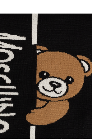 Moschino Scarf with a distinctive teddy bear motif
