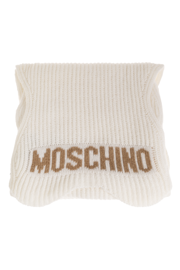 Scarf with logo od Moschino