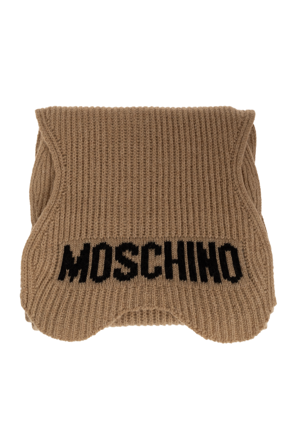 Scarf with logo od Moschino