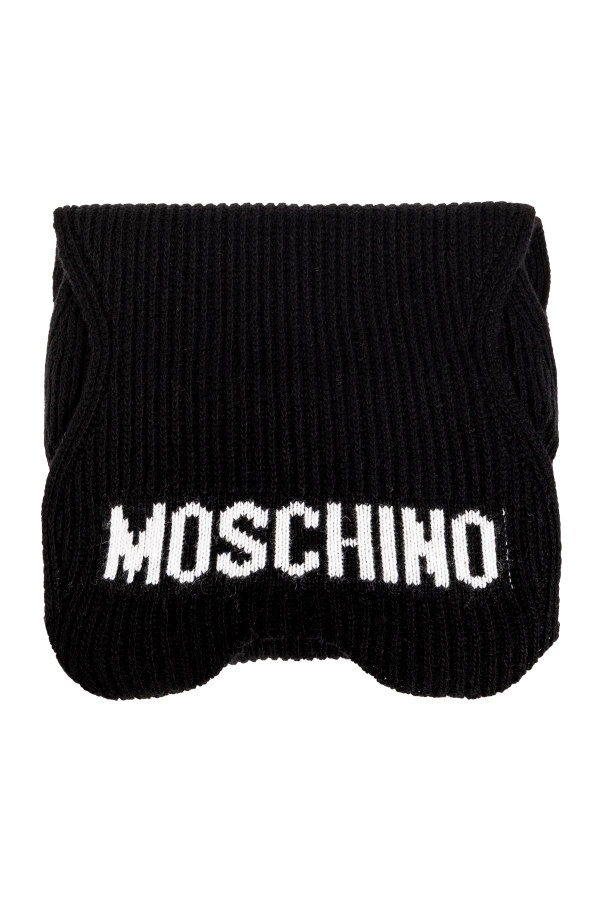 Scarf with logo od Moschino