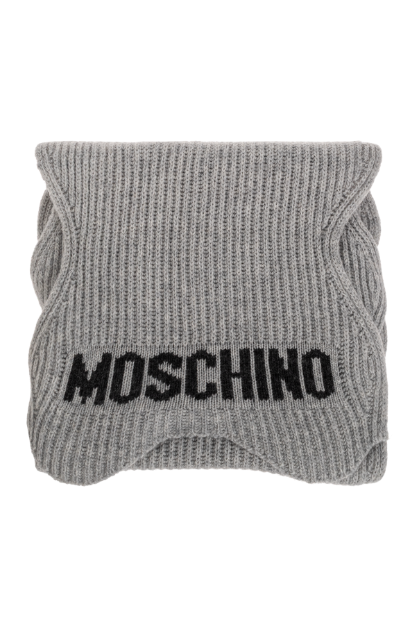 Scarf with logo od Moschino