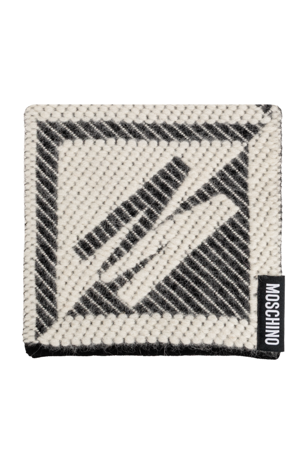 Scarf with logo od Moschino