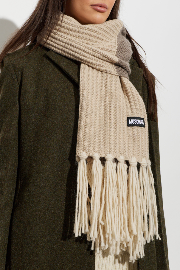 Moschino Scarf with fringes
