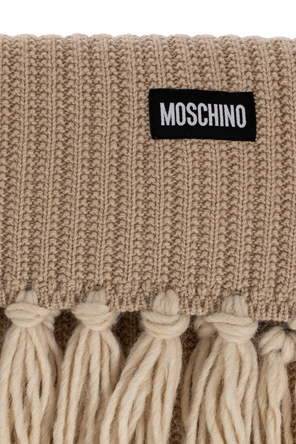 Moschino Szal z frędzlami