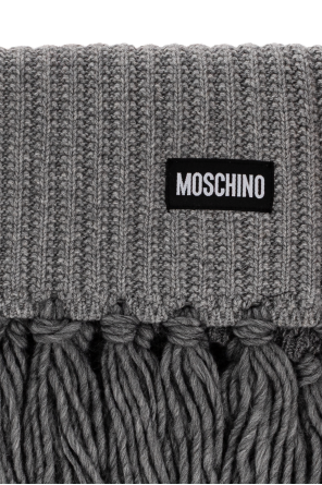 Moschino Cachecol com franjas