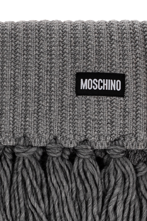Moschino Szal z frędzlami