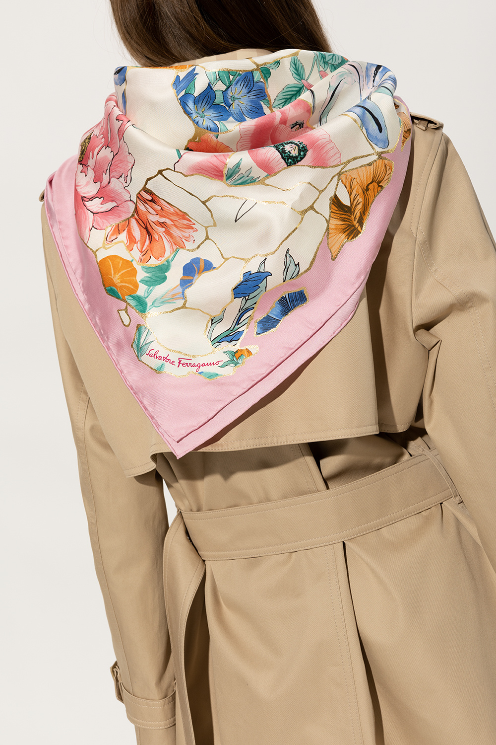 FERRAGAMO Silk shawl