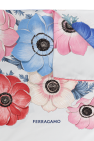 FERRAGAMO Silk scarf with floral motif
