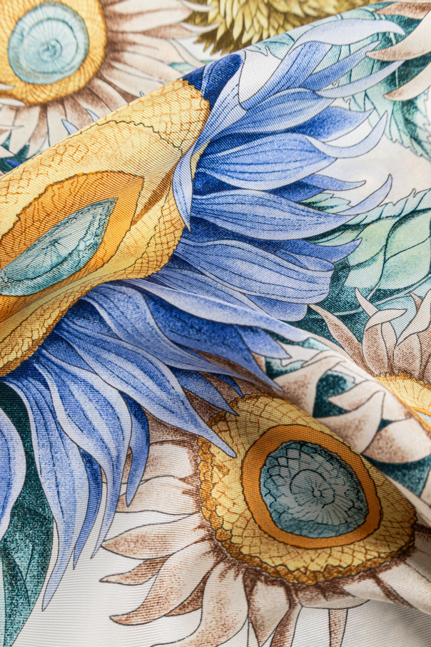 FERRAGAMO Silk scarf with print