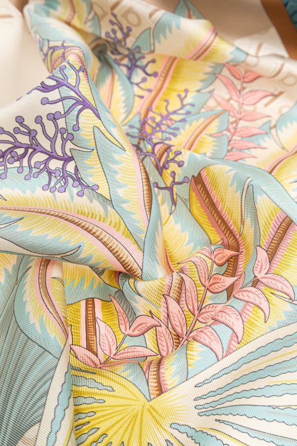 FERRAGAMO Silk scarf with print