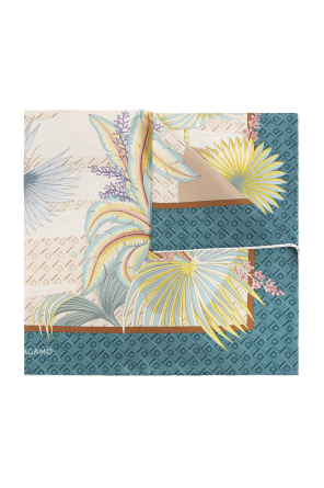 Pañuelo de seda con estampado