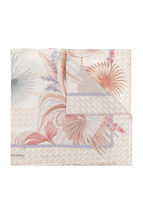 Pañuelo de seda con estampado