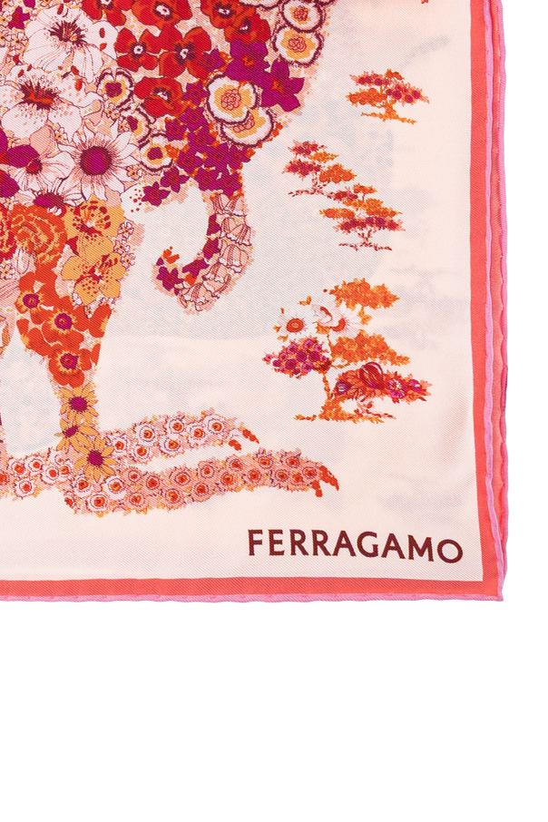 FERRAGAMO Seidenschal mit Druck