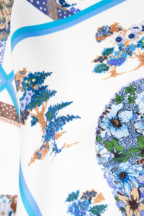 FERRAGAMO Silk scarf with print