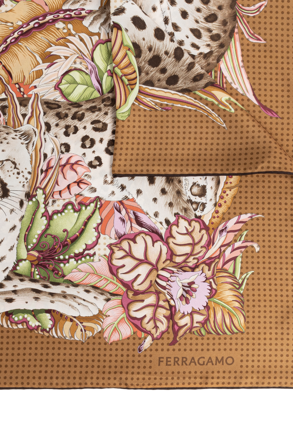 FERRAGAMO Jedwabna chusta