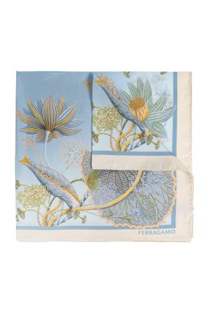 Pañuelo de seda con estampado