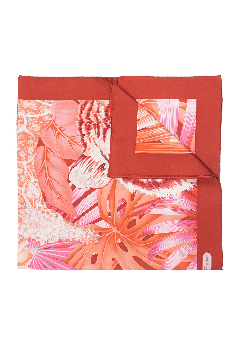 FERRAGAMO Floral print scarf