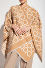 FERRAGAMO beige Wool poncho