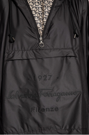 FERRAGAMO Rain cape with logo