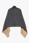 FERRAGAMO GREY Cashmere poncho