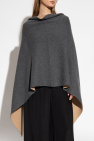 FERRAGAMO GREY Cashmere poncho
