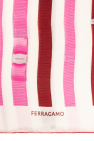 FERRAGAMO cream Silk scarf